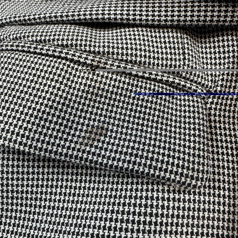 Mango MNG Houndstooth Belted Double Breasted Short Coat Size 8‎ Preppy Career - Picture 8 of 8
